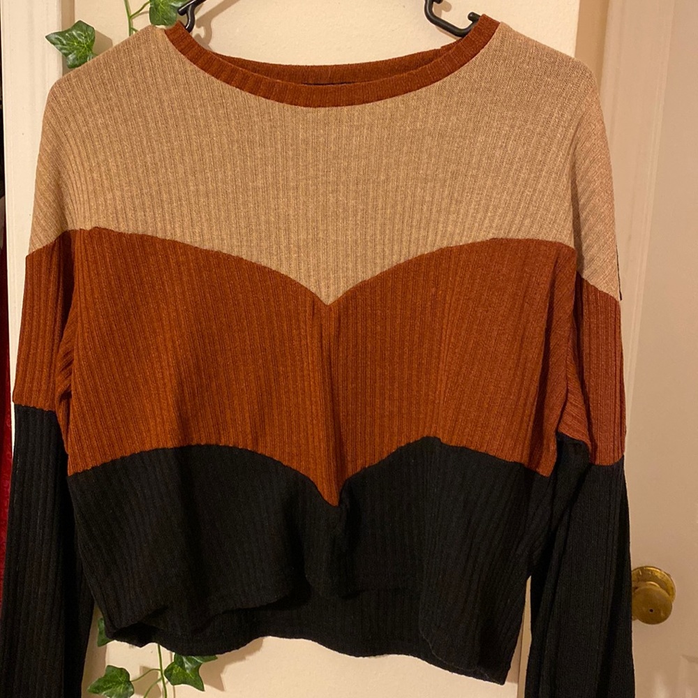 Shein Soft Ribbed Long Sleeve